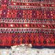 Antique traditional turkoman rug oriental hand made rug 184x124cm