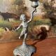 Old cherub candle holder