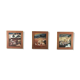 Ensemble de 3 peintures thaïlandaises, Rattanakosin, XIXème siècle