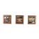 Ensemble de 3 peintures thaïlandaises, Rattanakosin, XIXème siècle