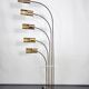Goffredo Reggiani attributed. Floor lamp in brass and travertine. Italy 196