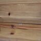 Chest of drawers with 4 drawers in solid pine, rustic mountain style, 1970s.