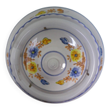 Round hand-painted ceramic ceiling light