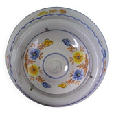 Plafonnier rond en céramique peint main