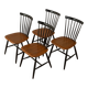 1960s dining chairs by Sven Erik Fryklund