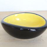 Empty pocket Keramos Sèvres yellow and black ceramic