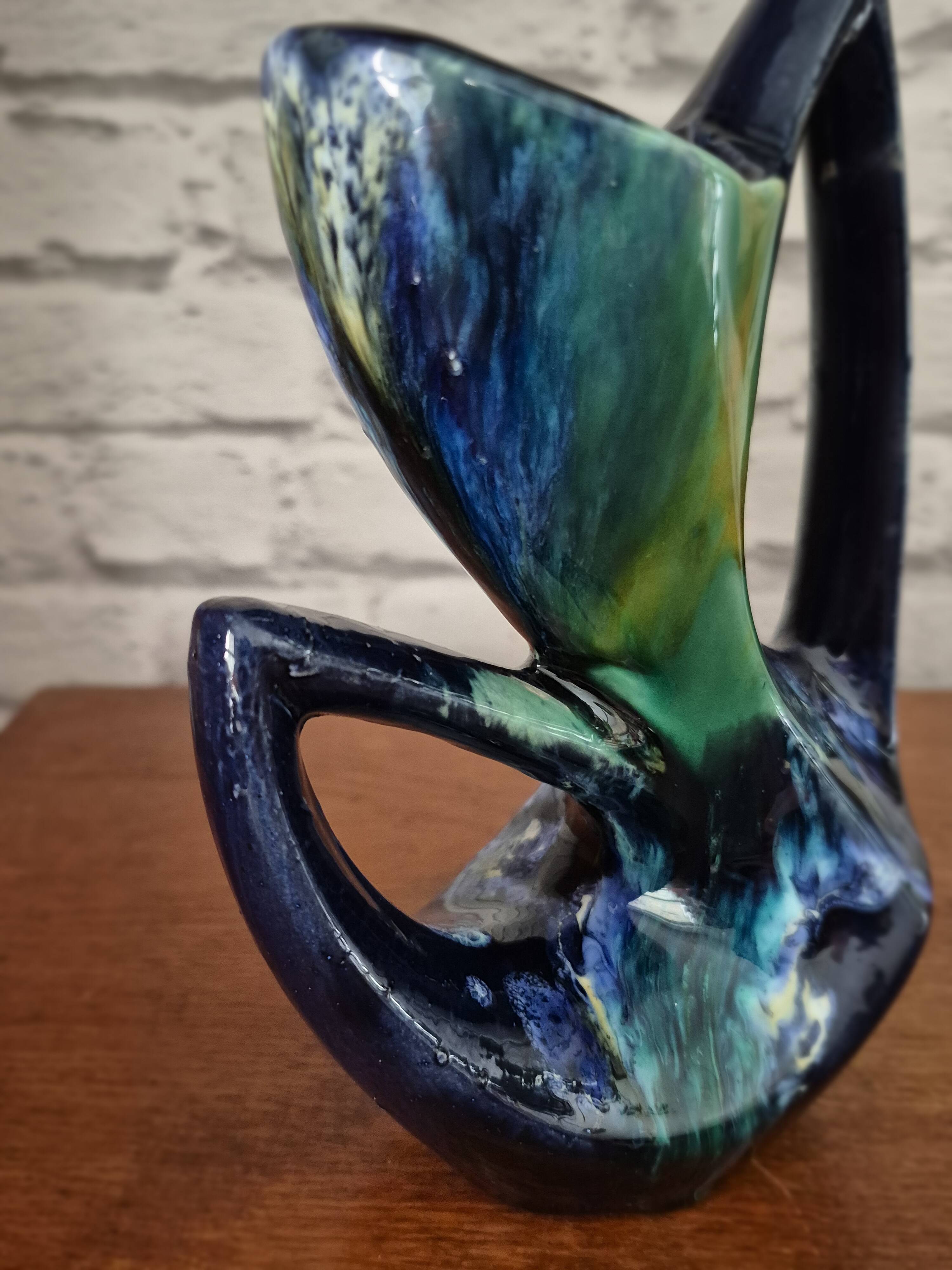 VALLAURIS Vintage Asymmetrical Vase