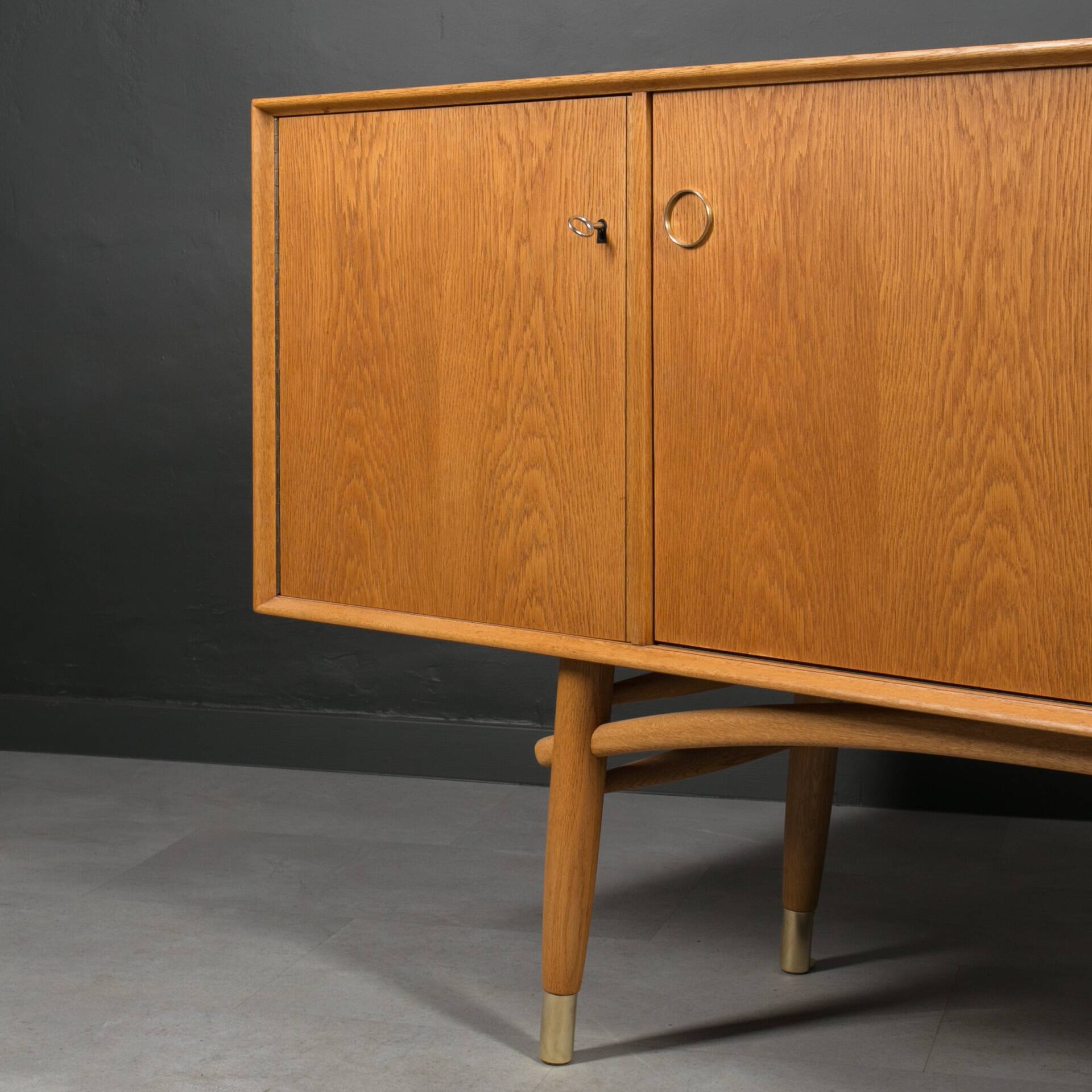 Gustav Bahus oak sideboard, Scandinavian and mid-century modern elegance