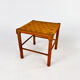 Tabouret en pin massif et corde, années 1950