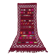 Bohemian hallway rug in handwoven Moroccan velvet