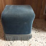 Velvet pouf