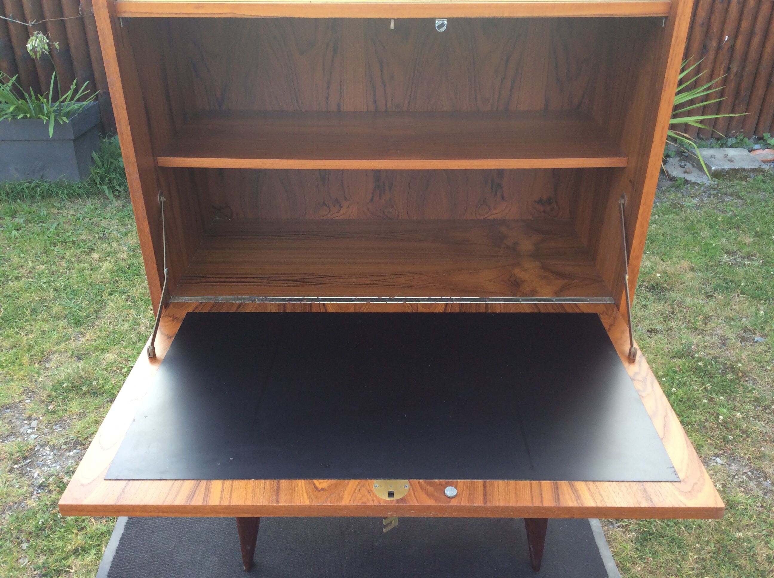 Scandinavian vintage teak secretary