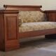 Vintage Oak Sofa / Couch, Antique Empire Danish Craftmanship 1880-1910s