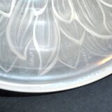 ART DECO molded glass cup signed Etling France