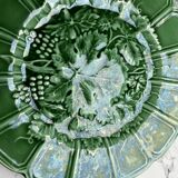 Sarreguemines grape barbotine dessert plates