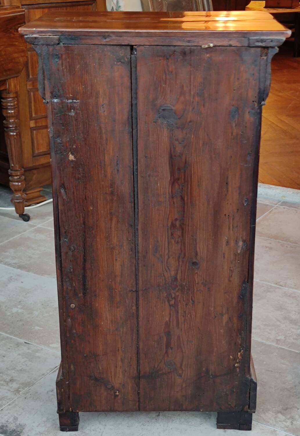 Old Bedside Furniture Side Table Night Table Louis Philippe /