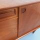 Vintage Scandinavian teak sideboard from the 60s by designer Edvard Valentinsen for Samcom