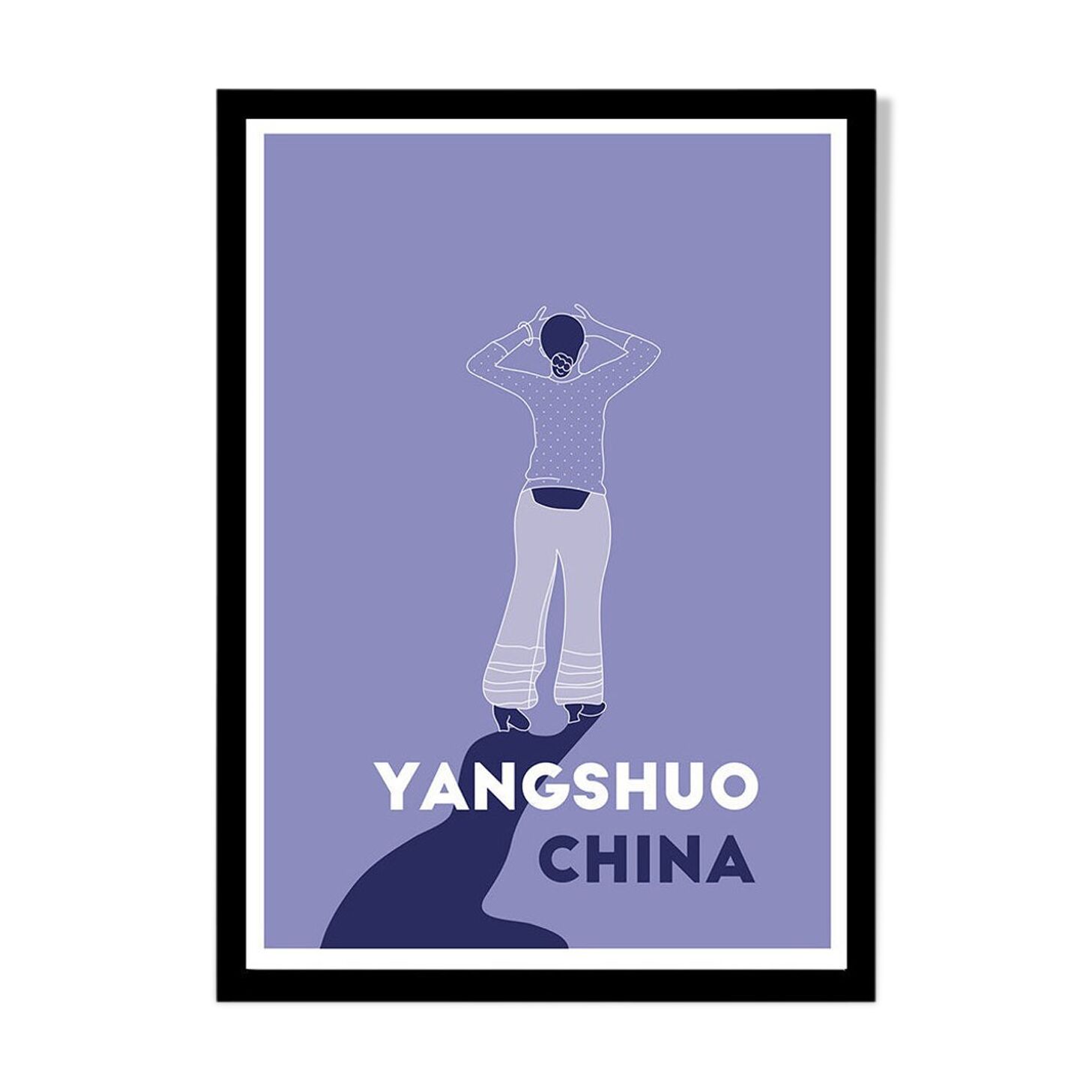 Illustration ménade Yangshuo China