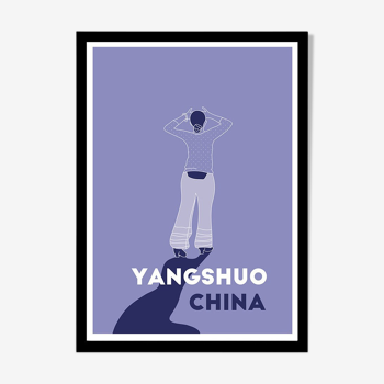 Illustration ménade Yangshuo China