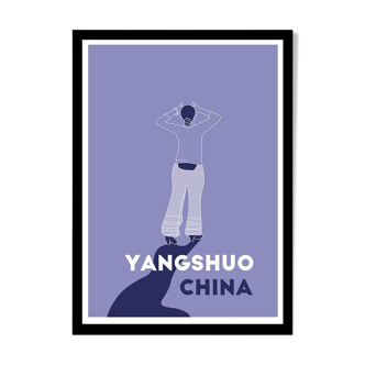 Menade illustration Yangshuo China
