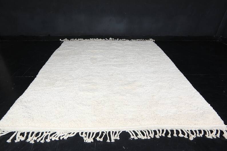 Handwoven Moroccan rug wool - 305 x 205 cm