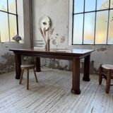 Dudouyt oak dining table 1940