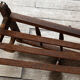 Portemanteau mural vintage en bois brut