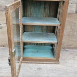 Old Art Deco display case in Burmese teak