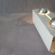 White metal wall lamp, 1970s