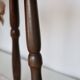 Antique tripod stool in turned wood