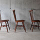 Lot de 3 chaises Baumann modèle Menuet années 50 60