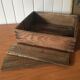Casier 3 compartiments en bois ancien
