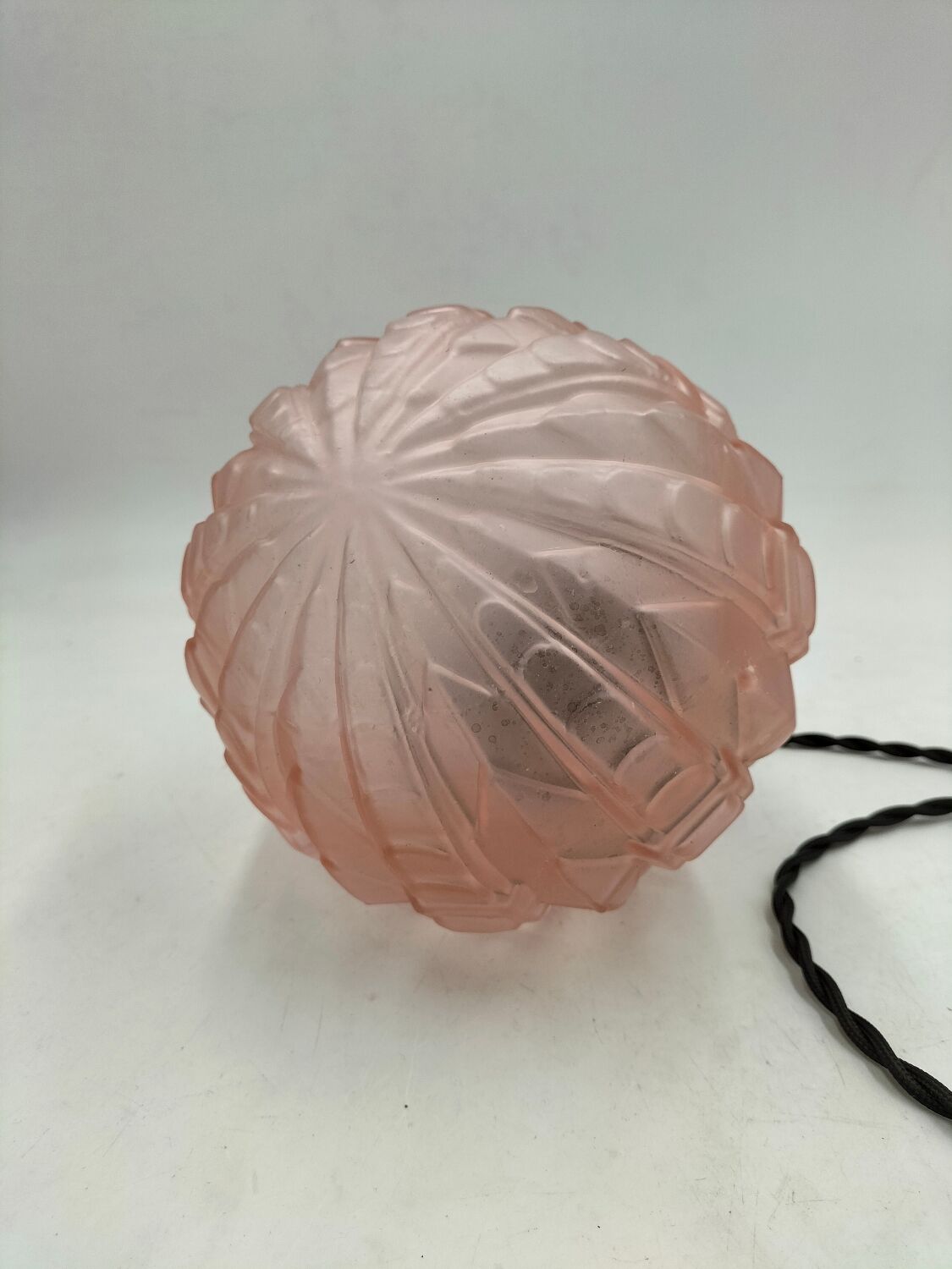 Art Deco glass suspension