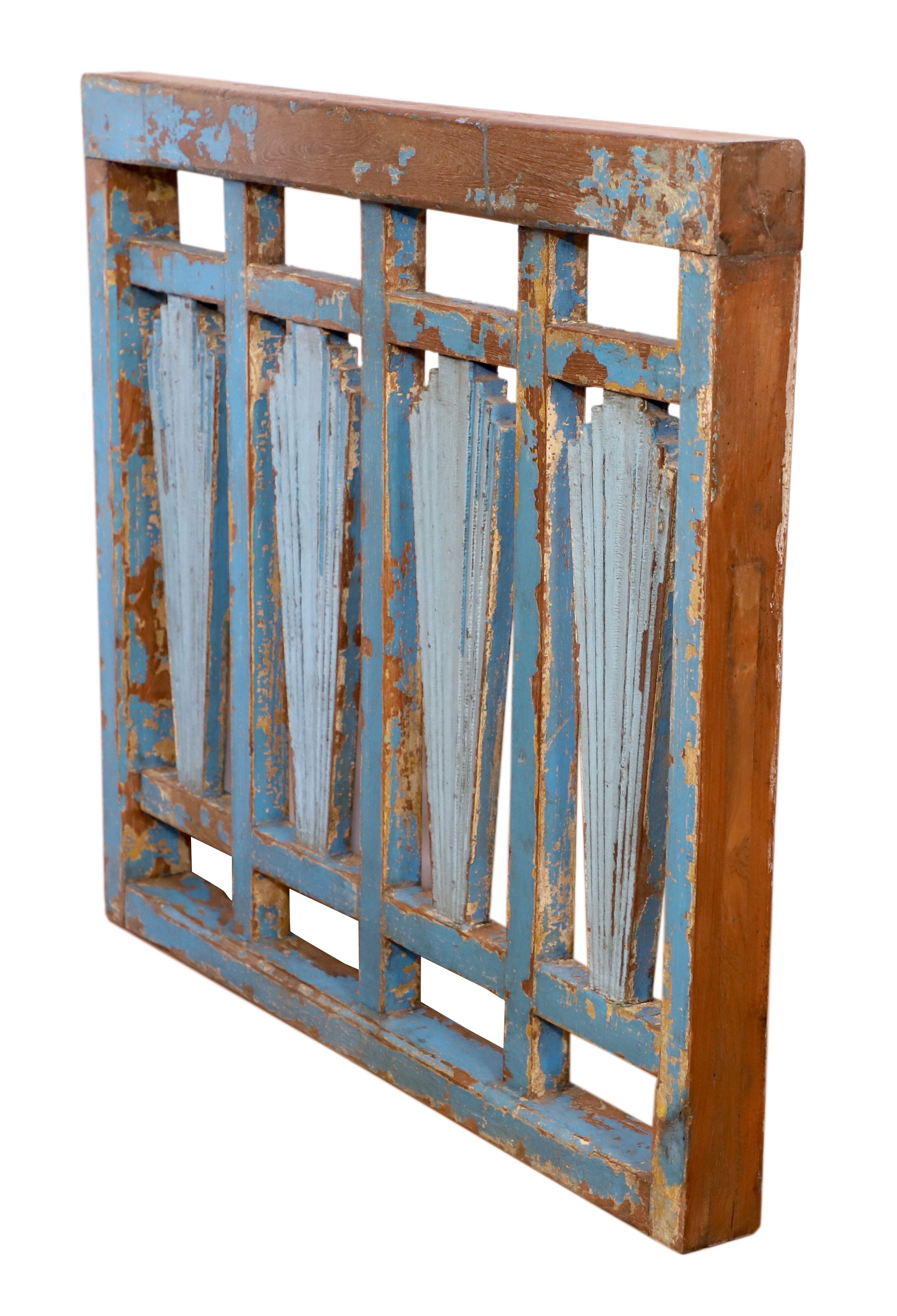Old decorative panel - Art Deco railing in Burmese teak