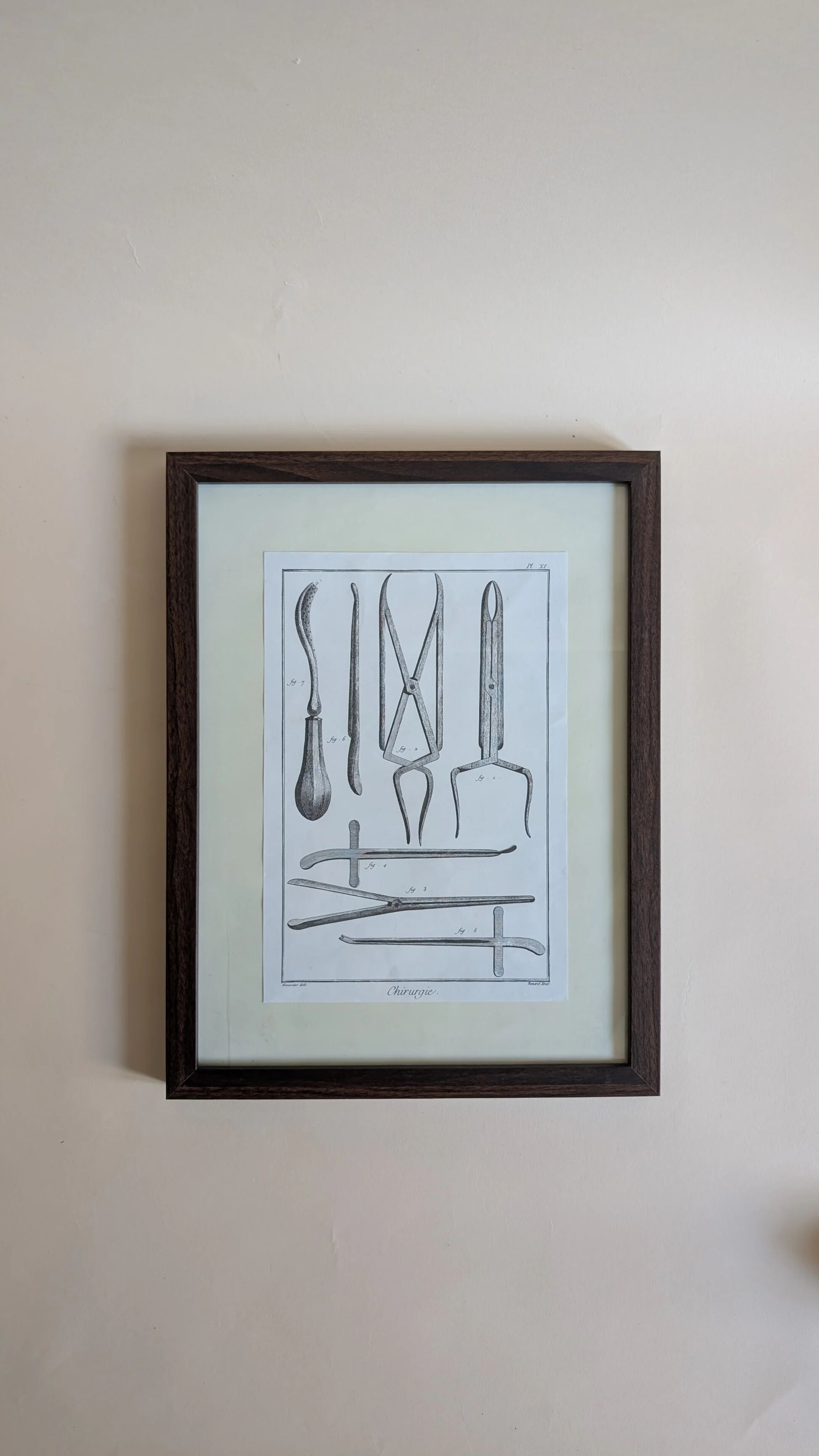 Framed poster "Surgery"