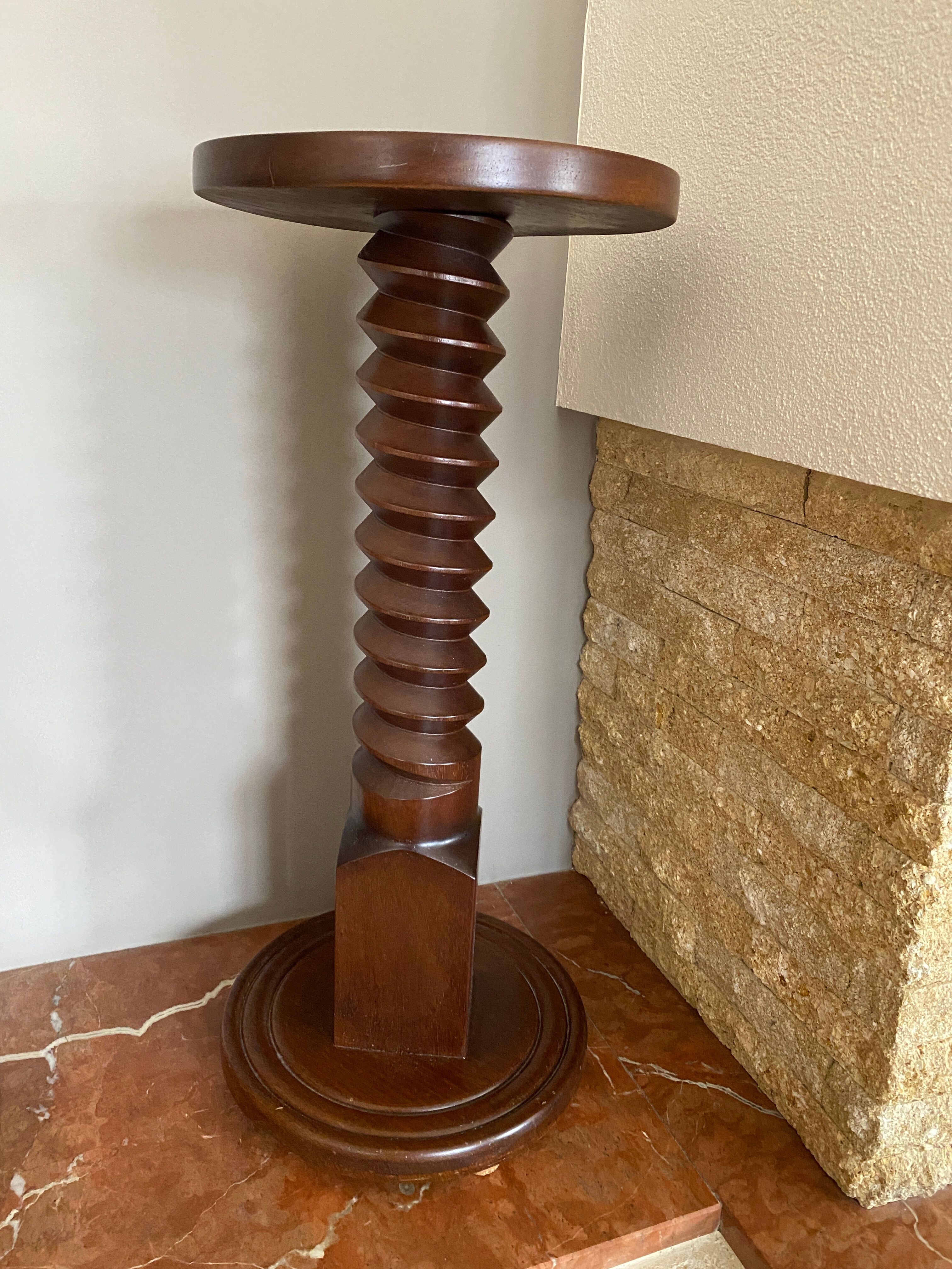 Brutalist screw stool
