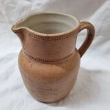 Stoneware cider pitcher