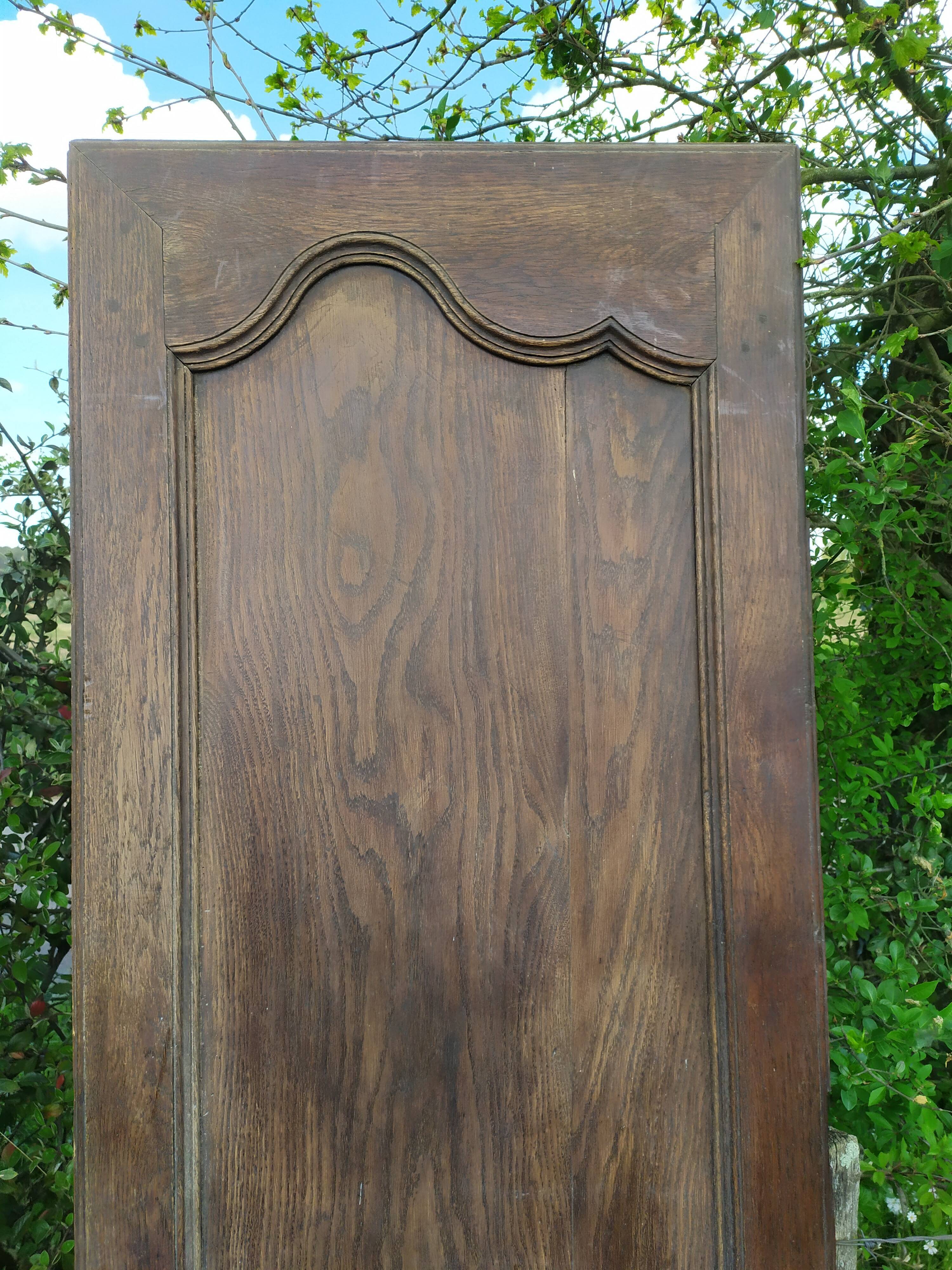 Oak cabinet doors.