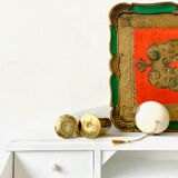 Pair of golden vases