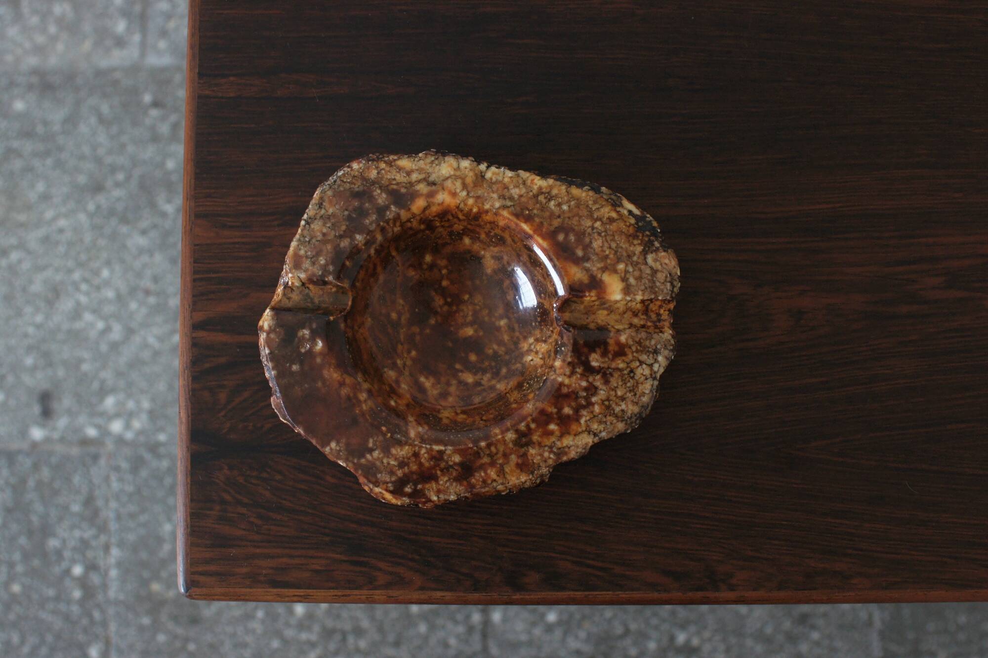 Mid-Century Italian Alabaster Ashtray, 1960s