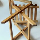 Tabouret enfant pliable en bois - Vintage des années 60
