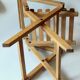 Foldable wooden children stool - Vintage from the 60s
