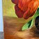 Large Table Bouquet of Flowers, Oil on Canvas, Signed Francine Dubo
