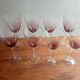 Serie de 8 verres a pieds vintage