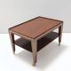 Rectangular Walnut Coffee Table by Paolo Buffa with Casters, Italy