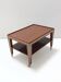 Rectangular Walnut Coffee Table by Paolo Buffa with Casters, Italy