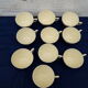 10 cups Digoin Sarreguemines model 9183 67 diam 8 cm