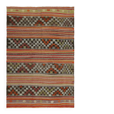Tapis kilim anatolien vintage fait main turc 174 cm x 255 cm