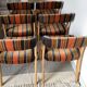 Set de 6 chaises gondoles Baumann estampillées NF