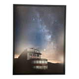 Abandoned hotel at the Furka Pass — framed photograph in limited edition